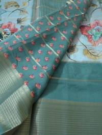 Soft Georgette Organza  - green