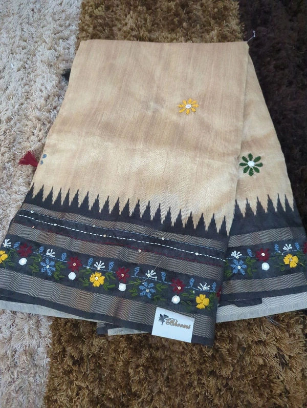 Tusser Lambani Work  - gray