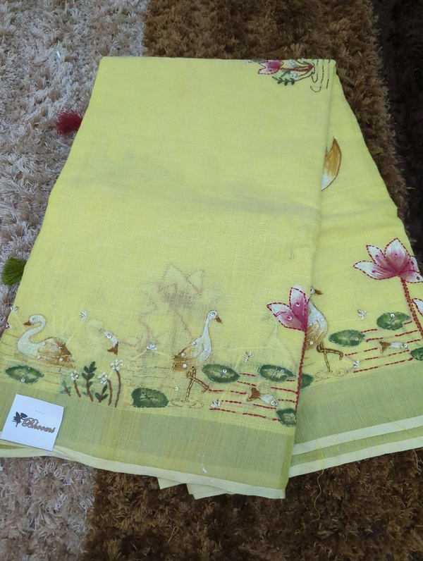 Lenin With Hand Painted - yellow