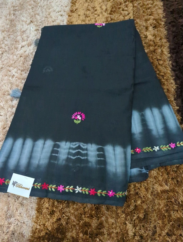 Pure Mul Cotton Tie&Die - Black