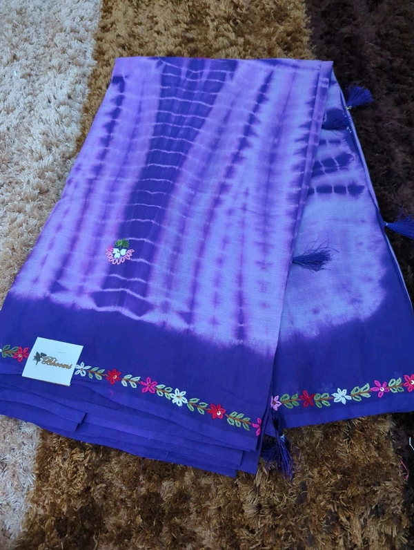 Pure Mul Cotton Tie&Die - Electric Violet