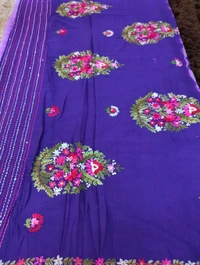 Pure Mul Cotton Tie&Die - Electric Violet