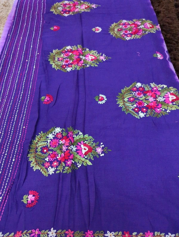 Pure Mul Cotton Tie&Die - Electric Violet