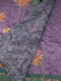 Mul Chanderi  Designer  - Electric Violet