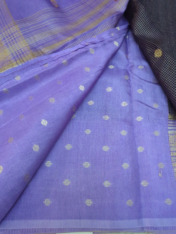 Dola Kanchi Check's  - Pigment Indigo