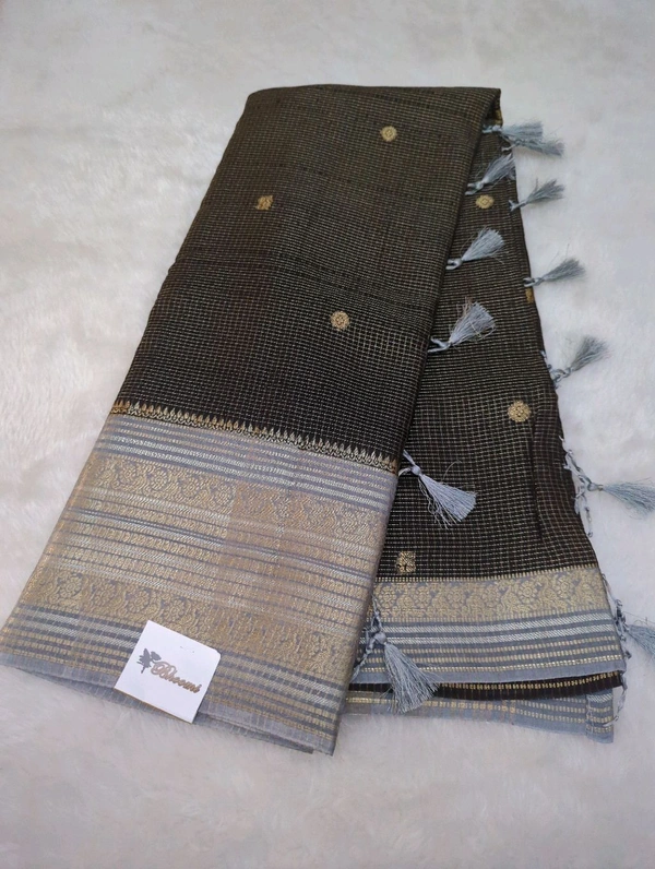 Dola Kanchi Check's  - Black