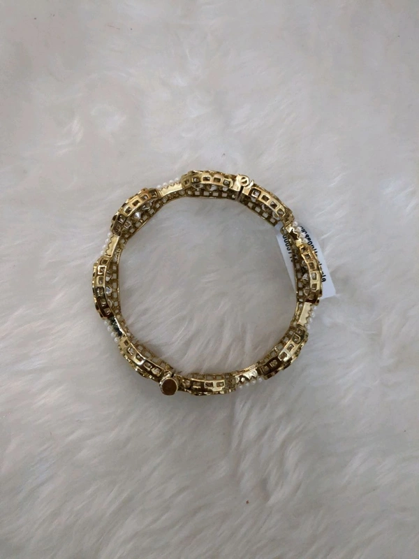 Mossonite Single Kada Bangle - 2.2, HD
