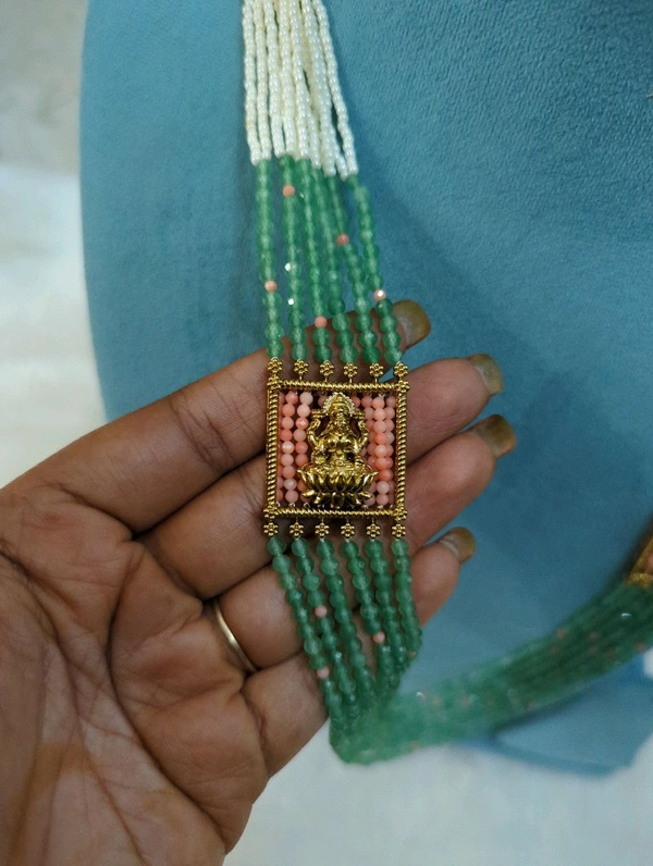 Cz S With Lakshmi Pendent 