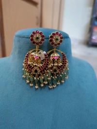 Jadua Kundan Chand Bali Ear Rings 