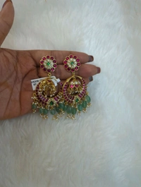 Jadua Kundan Chand Bali Ear Rings 