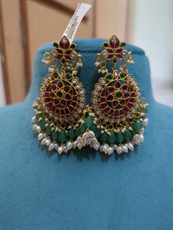 Jadua Kundan Ear Rings 