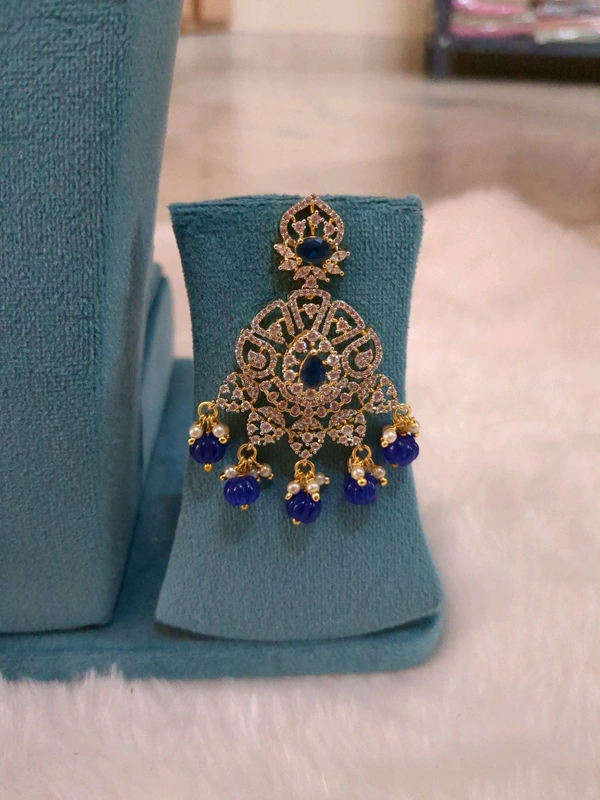 Diamond Copy Beads Set - Navy Blue