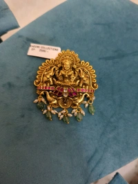 Gold Copy Jadua Kundan Pendent Set 