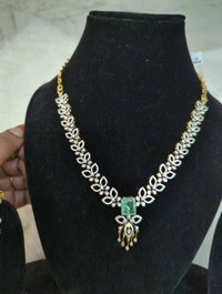 Diamond Copy Necklace  - Jungle Mist