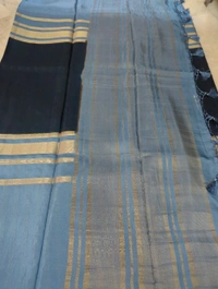 Premium Mysore Crepe  - blue