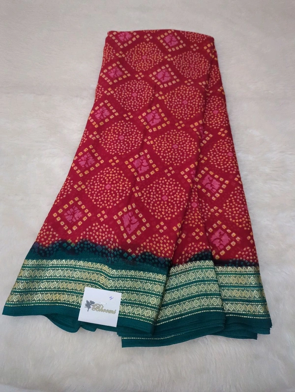 Chiffon Printed  - Black 22