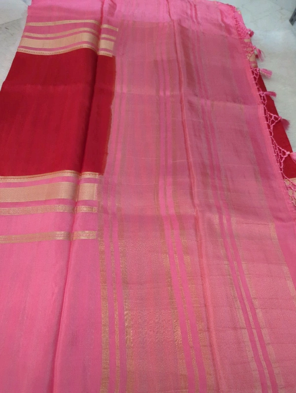 Premium Mysore Crepe  - Tickle Me Pink