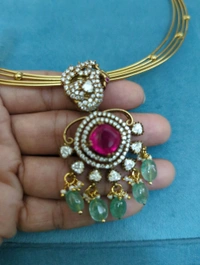 Real Mossonite Set - Vz, pink