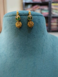 Premium Nakshi Jadua Kundan N. Set - green, HD