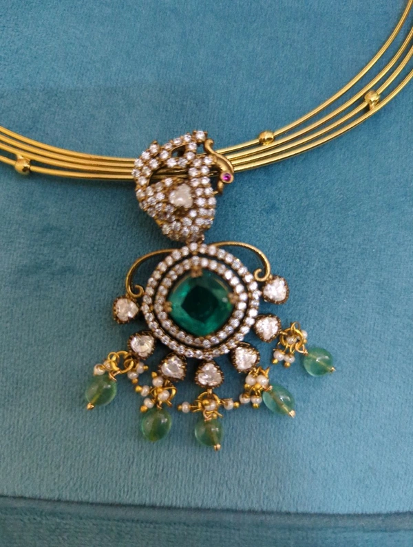 Real Mossonite Set - Vz, green