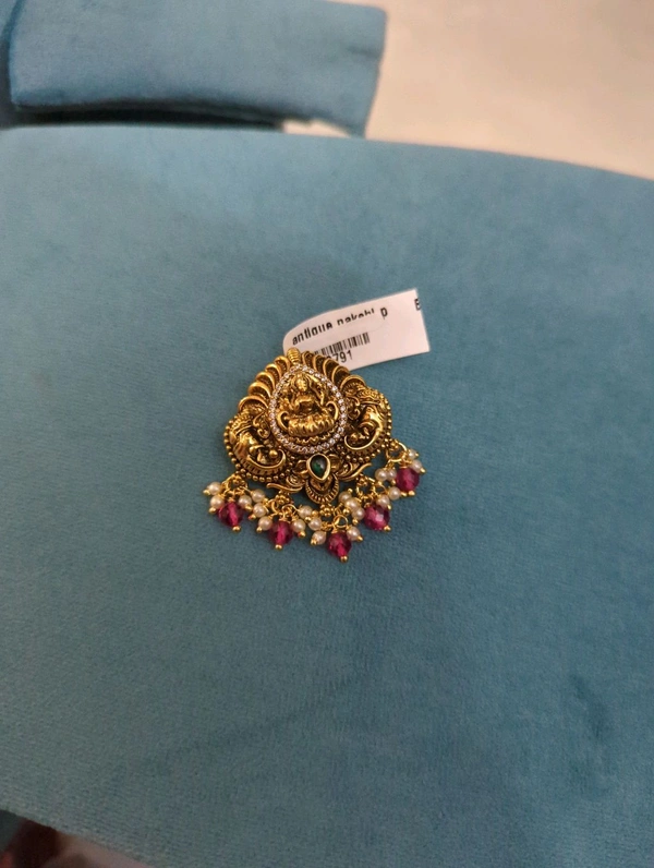 Antique Nakshi Pendant - pink, Vz