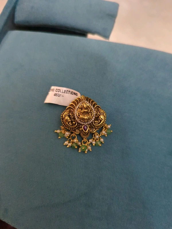 Antique Nakshi Pendant - Vz, Green