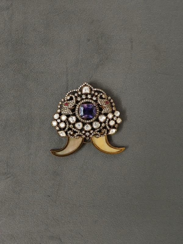 Victorian Puligoru Pendant - HD, Pigment Indigo