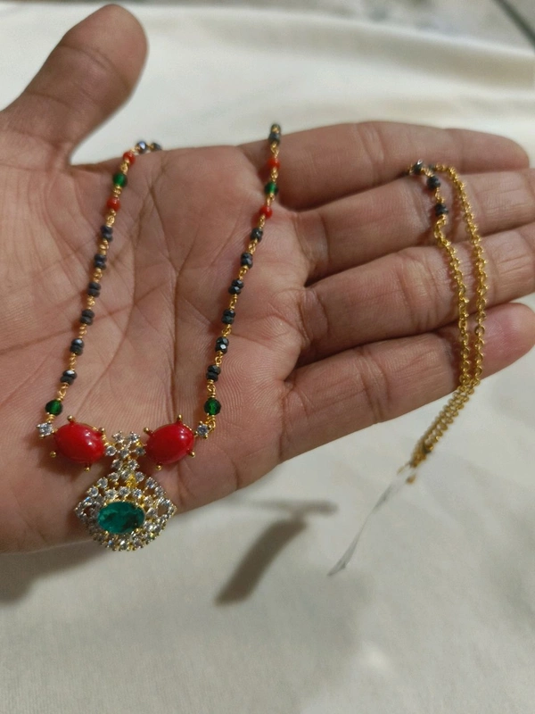 Black Diamonds With Diamond Copy Pendant  - VZ