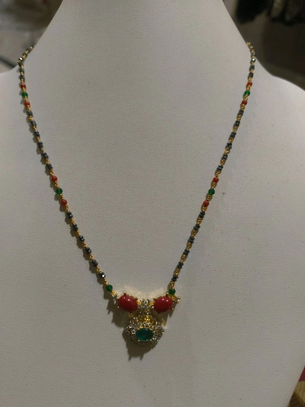 Black Diamonds With Diamond Copy Pendant  - VZ