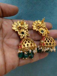 Premium Jadua Kundan Jumkies 