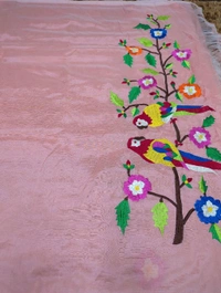 Pure Handloom Mangalagiri Pattu - White 1