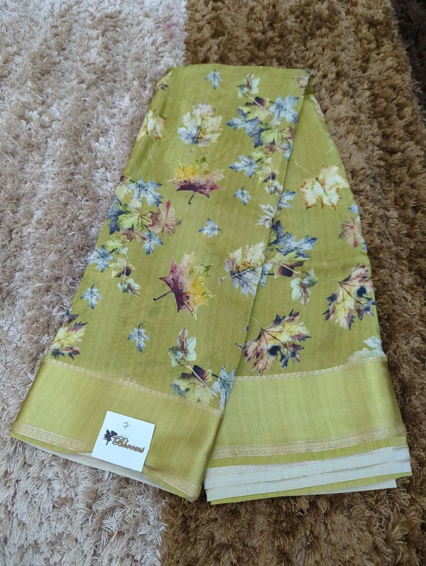 Pure Crepe With Satin Border  - Earls Green 7