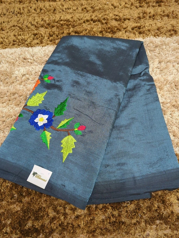 Pure Handloom Mangalagiri Pattu - White 9