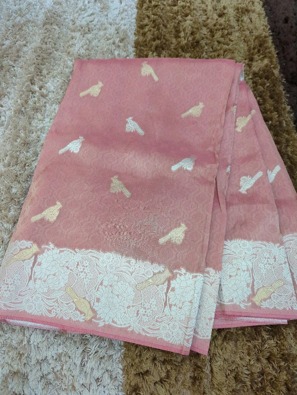 Pure Kanchi Brocade Weaving  - Your Pink