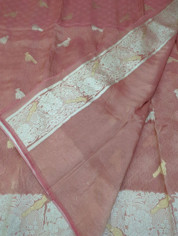 Pure Kanchi Brocade Weaving  - Your Pink