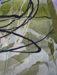 Pure Crepe With Digital  - green