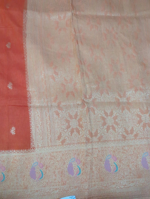 Pure Kanchi Dola Premium  - Peach Orange