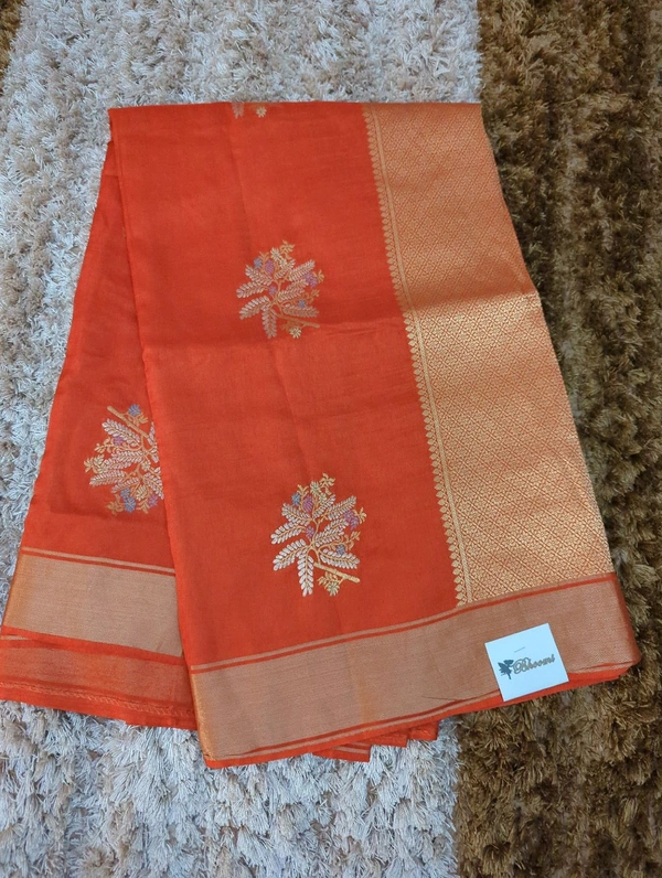 Pure Kanchi Dola Premium  - orange