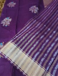 Pure Kanchi Dola Premium  - Purple