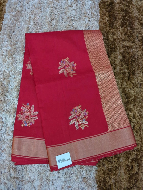 Pure Kanchi Dola Premium  - Red