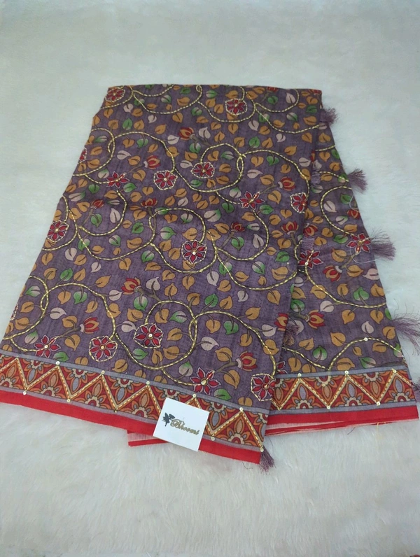 Chanderi Tusser  - Brown