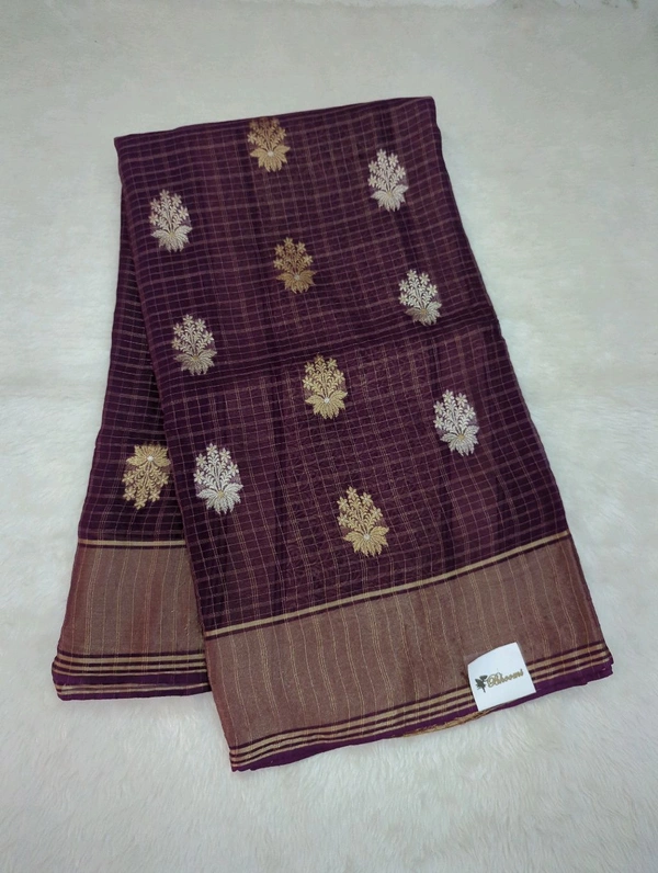 Pure Kora Aarani Silk - Purple