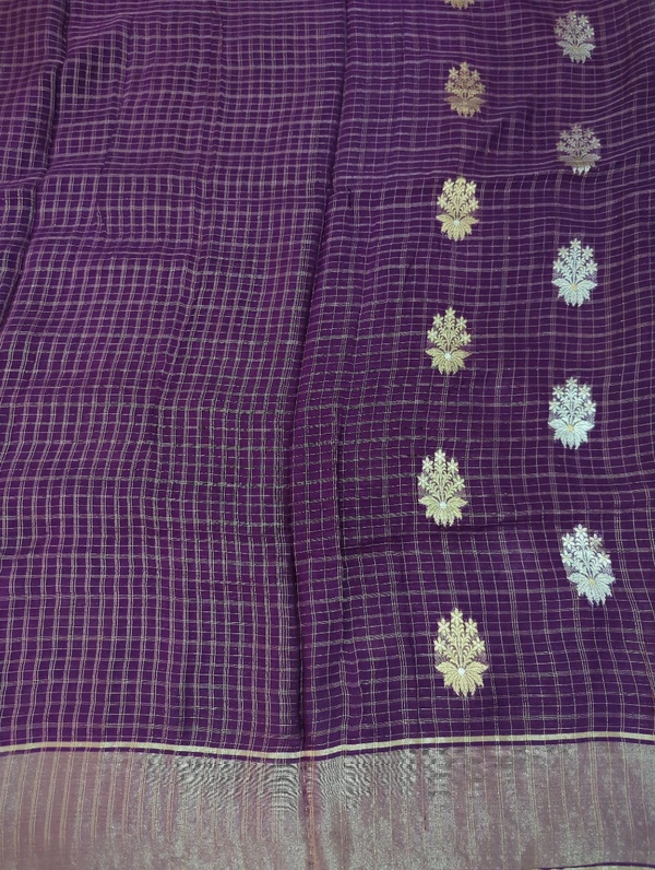 Pure Kora Aarani Silk - Purple