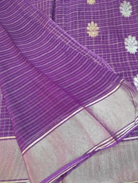 Pure Kora Aarani Silk - Purple