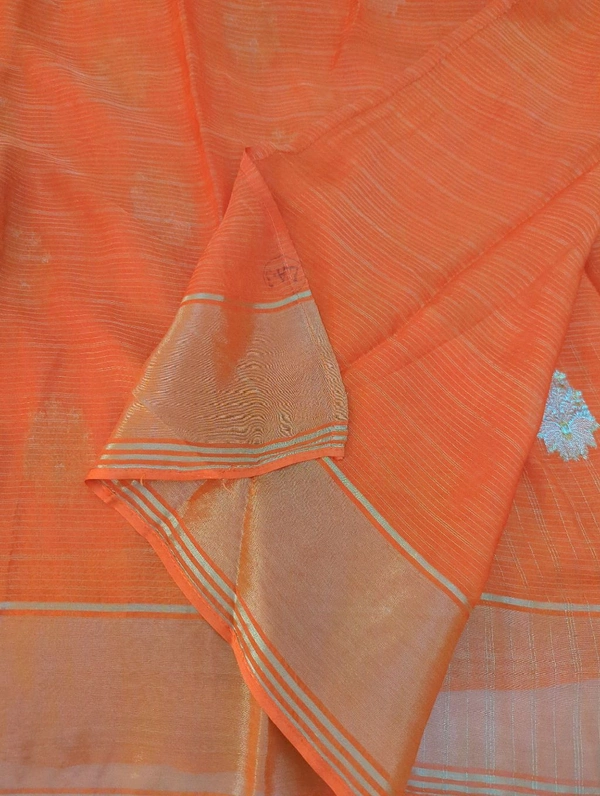 Pure Kora Aarani Silk - Blaze Orange