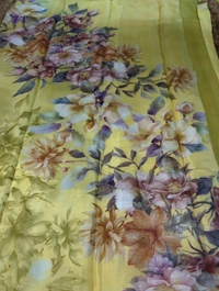 Pure Crepe With Digital  - Olive