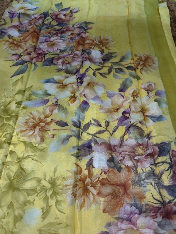 Pure Crepe With Digital  - Olive