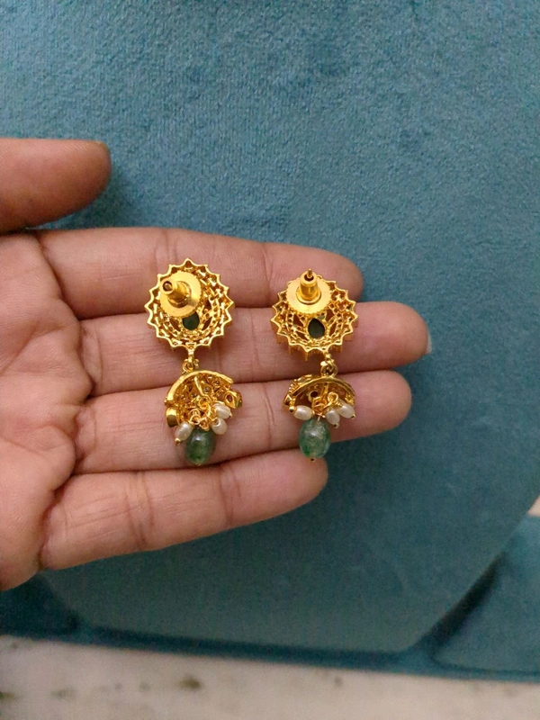 Real Gold Copy Antique Set  - Vz, green