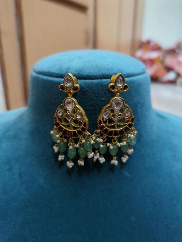 Jadua Kundan Earrings  - Vz