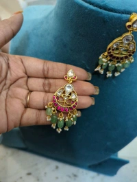 Jadua Kundan Earrings  - Vz